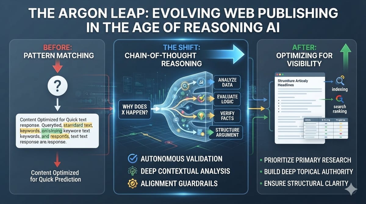 The Argon Leap: How Google’s Chain-of-Thought Turnaround Revolutionizes Stakes for Independent publishers