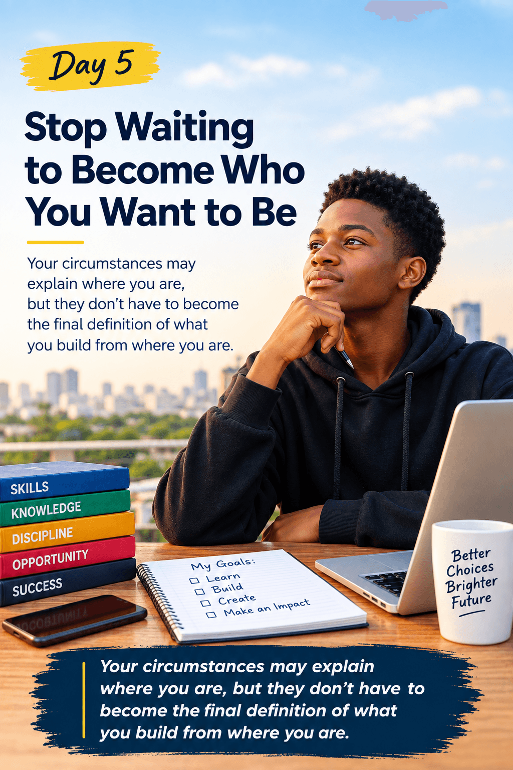 Stop Waiting to Become Who You Want to Be