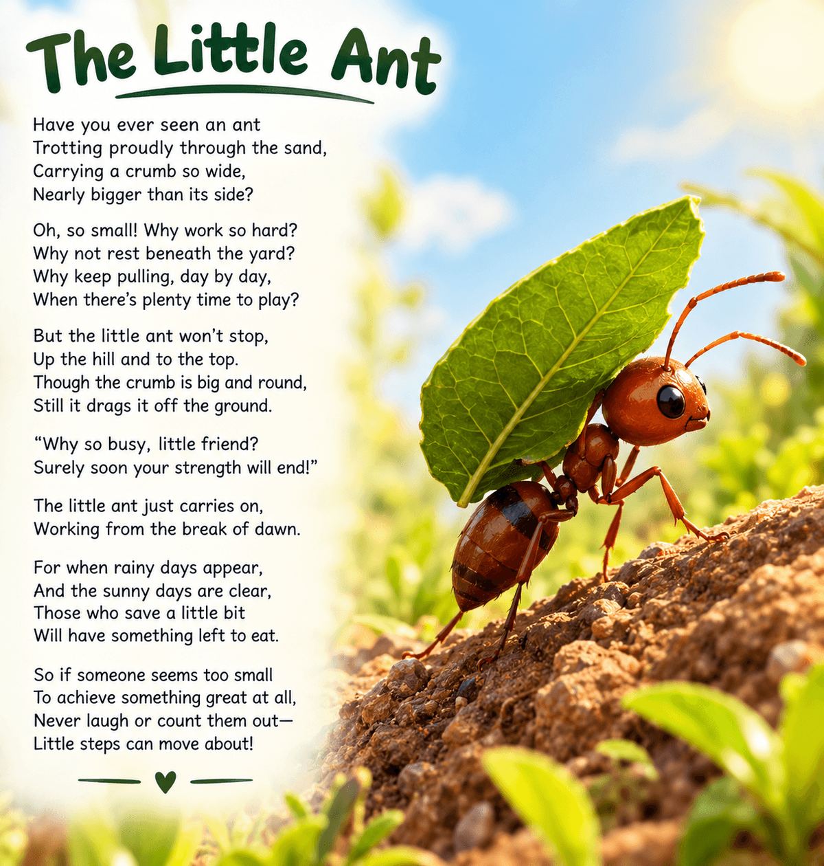 THE LITTLE ANT