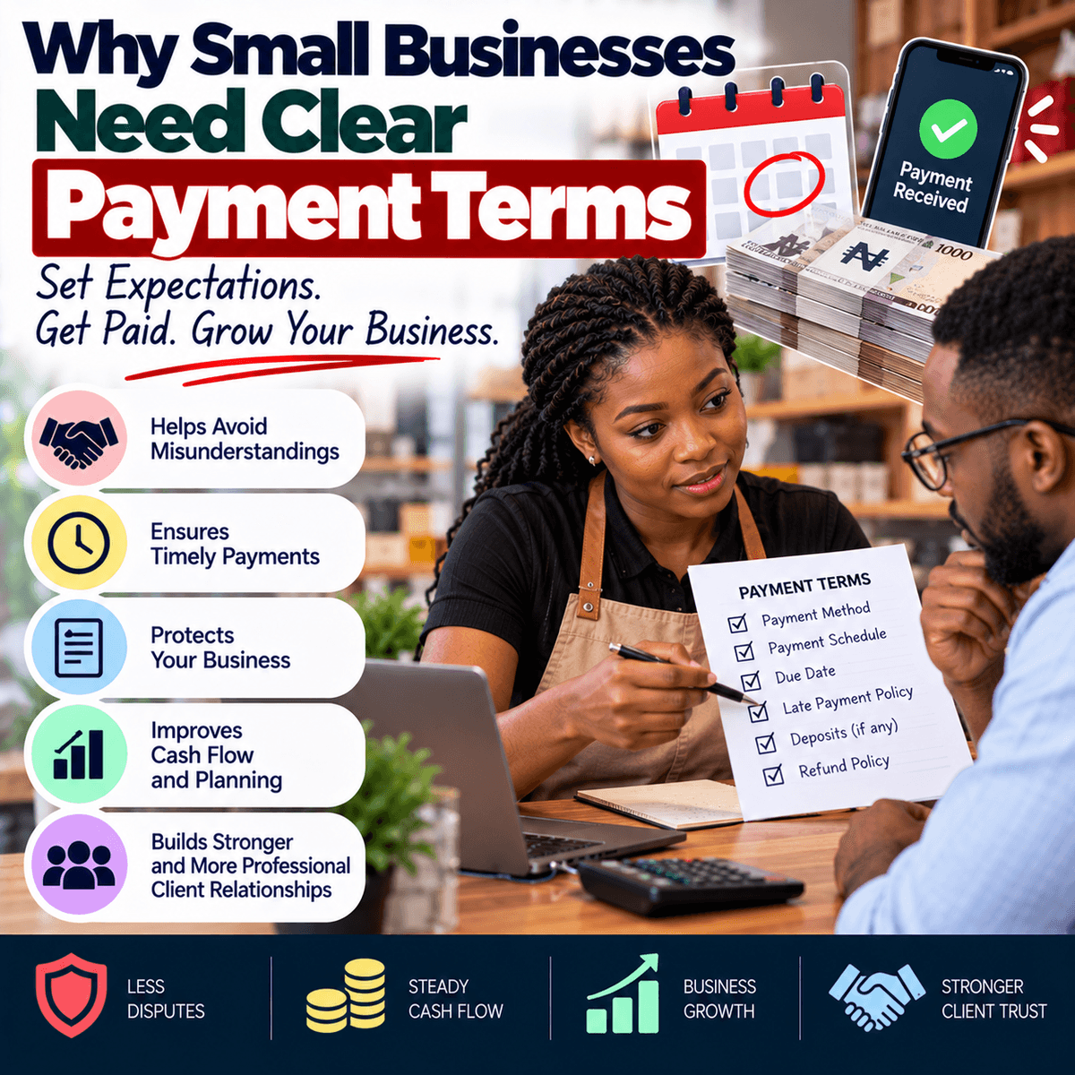 Why Small Businesses Need Clear Payment Terms
