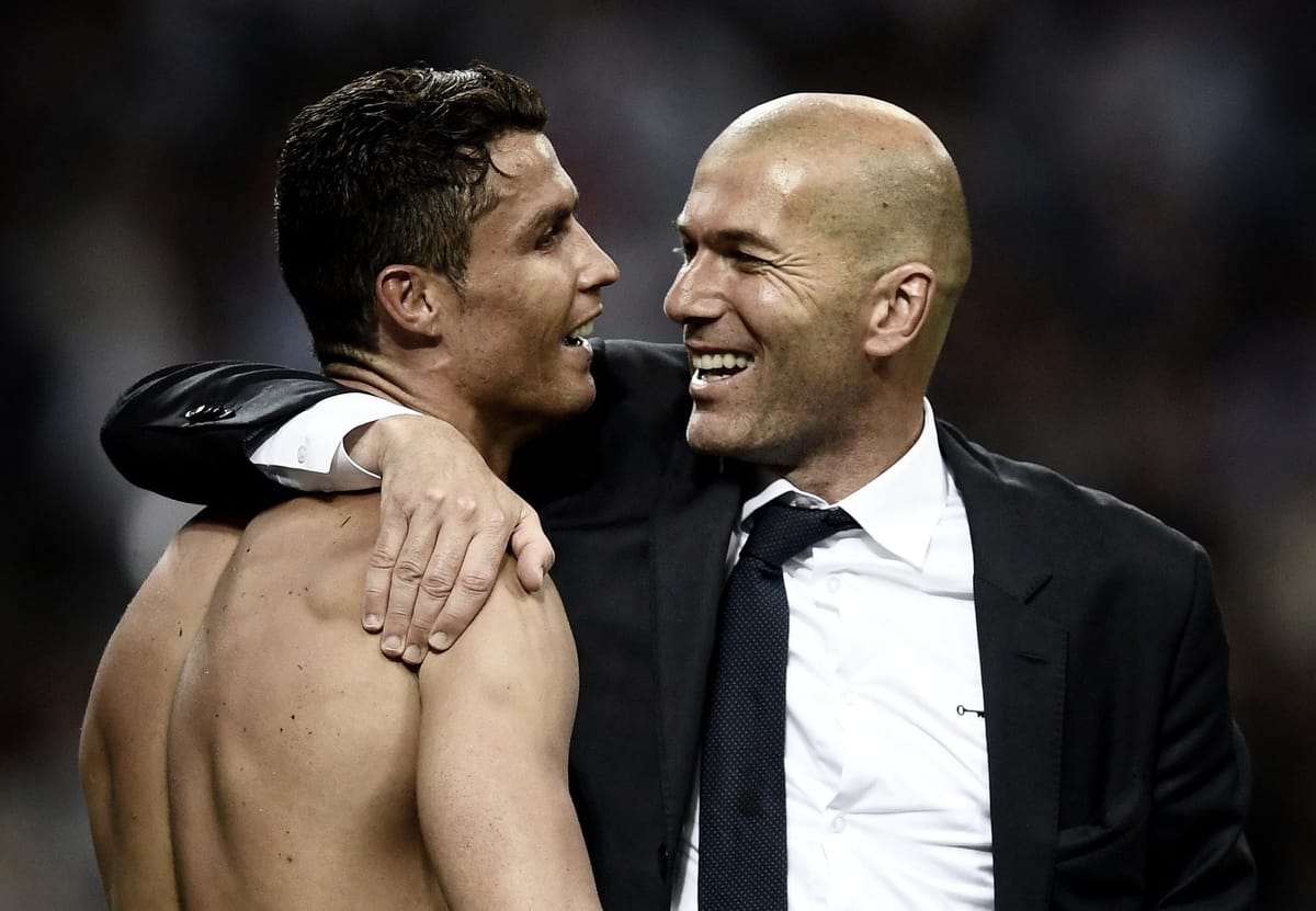 Zidane Pays Tribute to Cristiano Ronaldo, Hailing His Incredible Career and Legacy