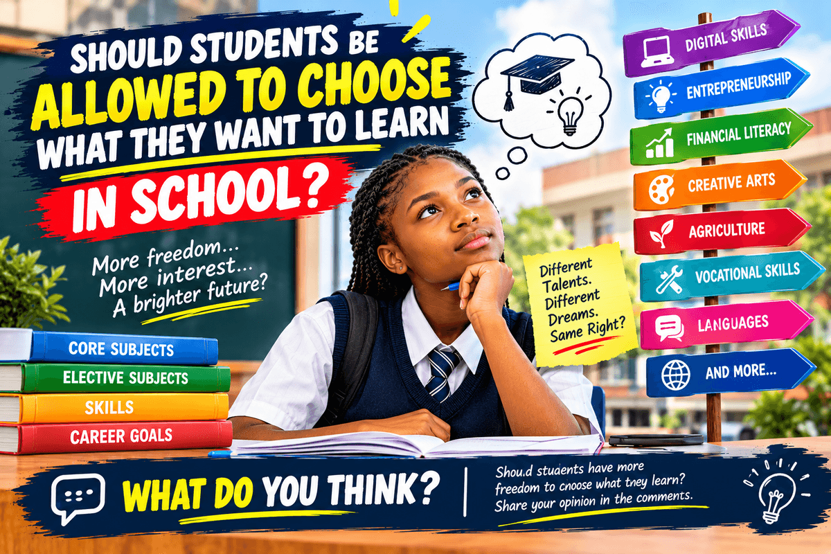 Should Students Be Allowed to Choose What They Want to Learn in School?