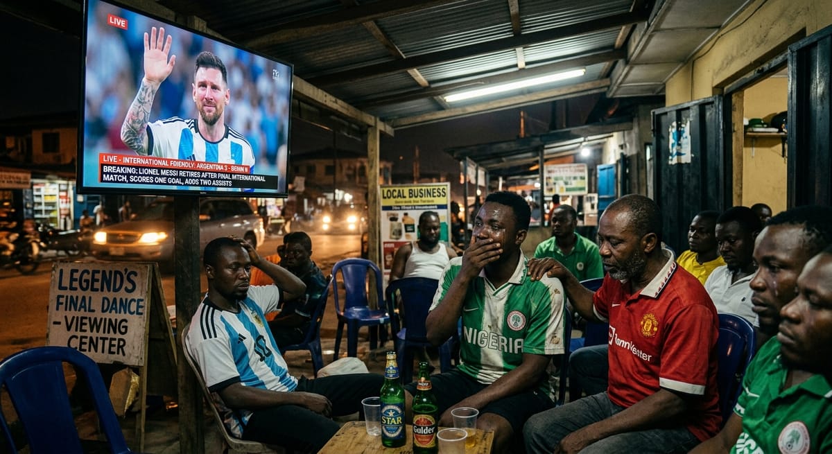 The Night Messi Broke Nigeria’s Heart One Last Time — And Why We Loved Him for It