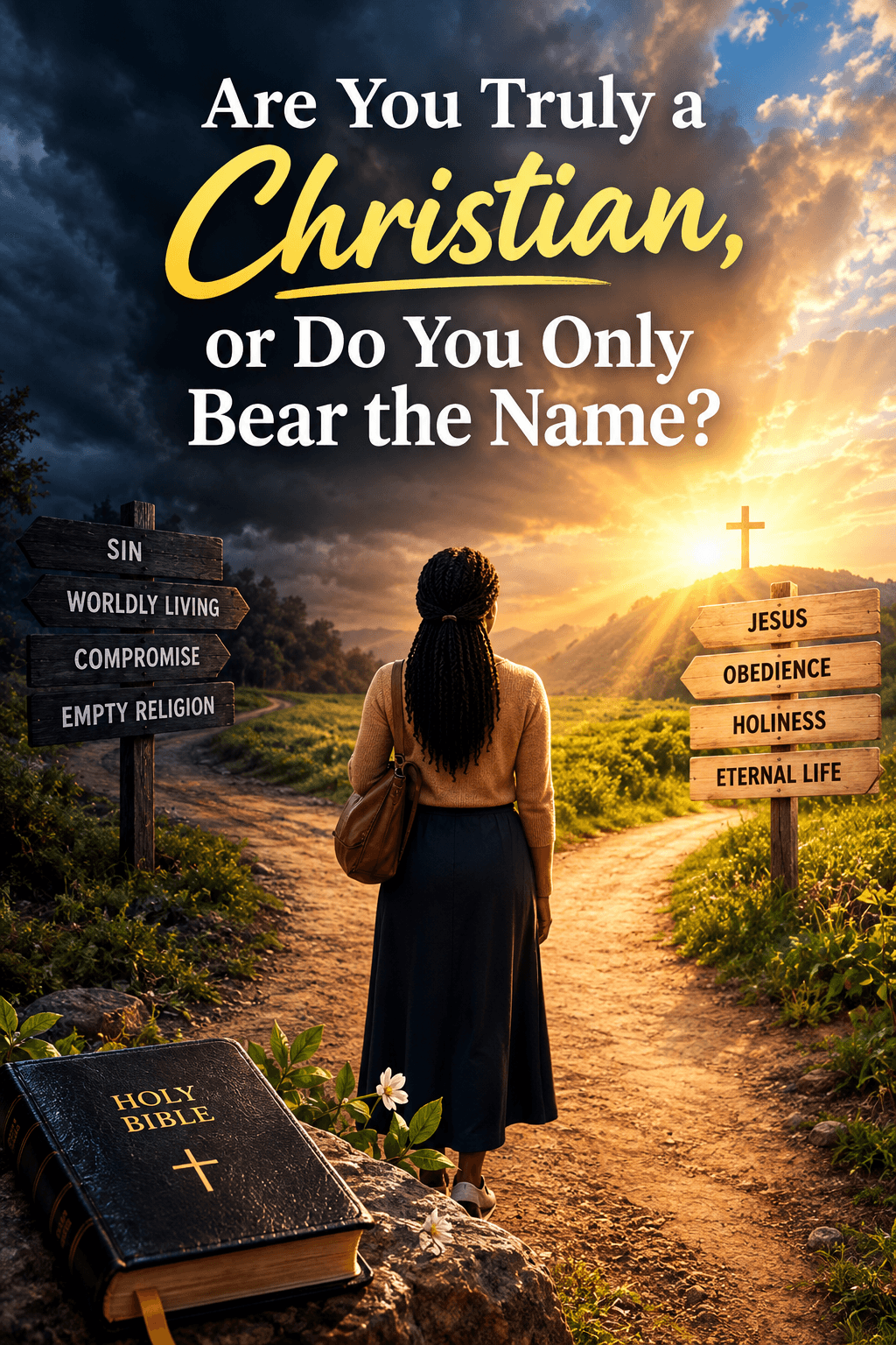 ARE YOU TRULY A CHRISTIAN, OR DO YOU ONLY BEAR THE NAME?