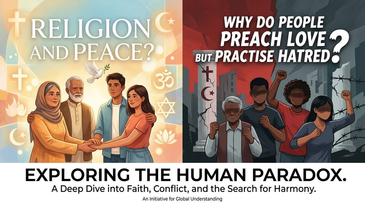 Religion and Peace: Why Do People Preach Love but Sometimes Practise Hatred?