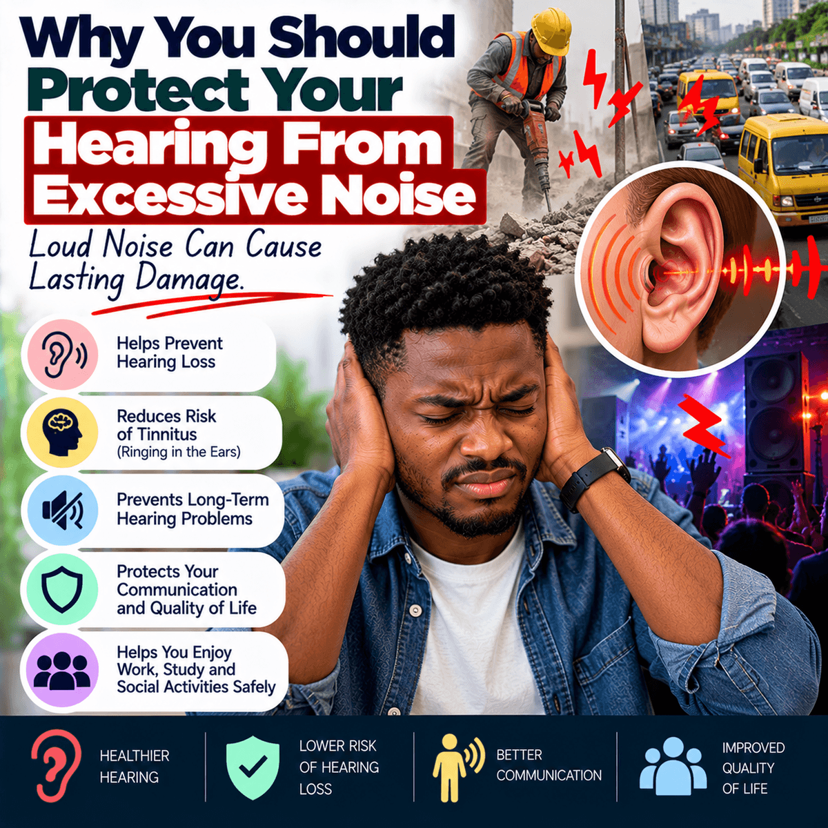 Why You Should Protect Your Hearing From Excessive Noise