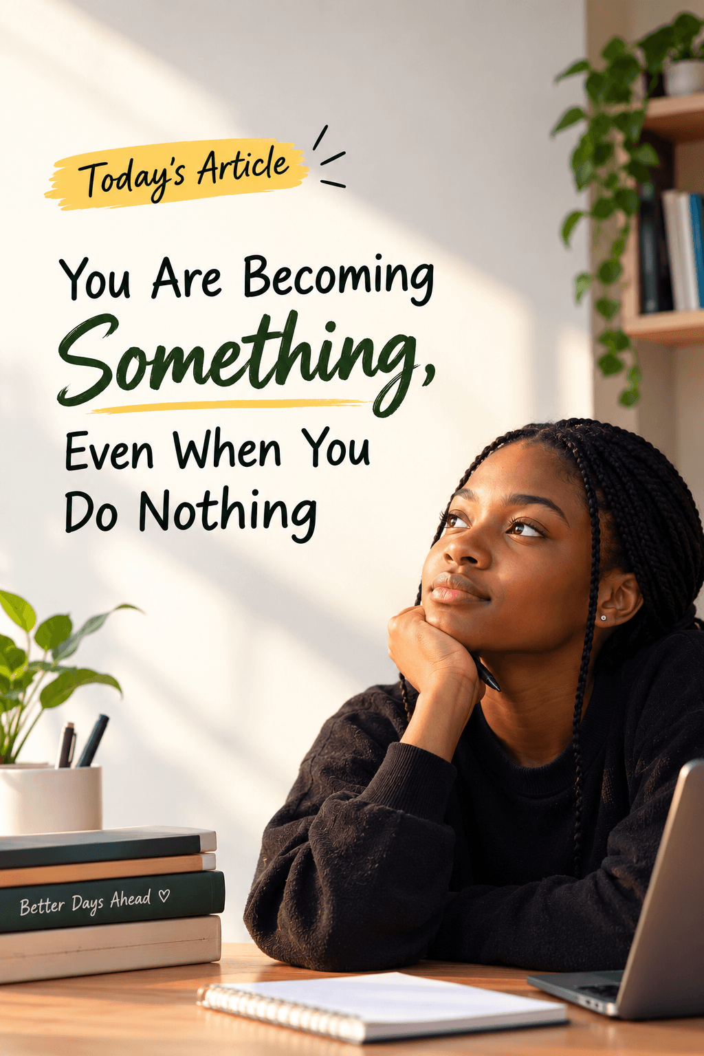 You Are Becoming Something, Even When You Do Nothing