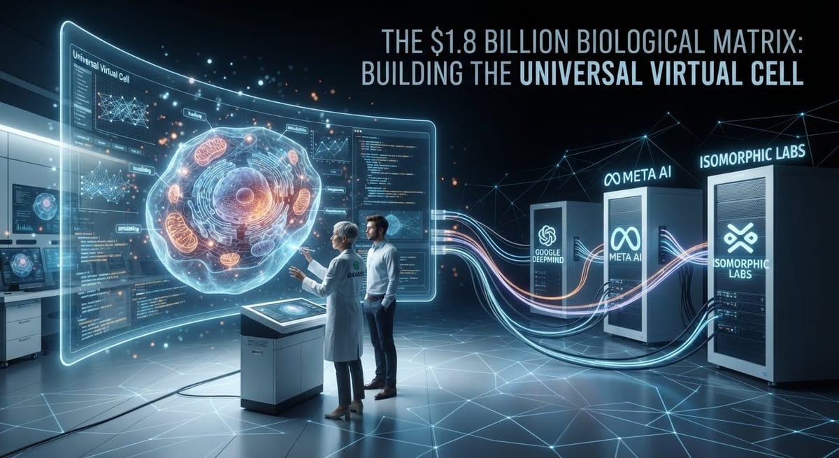 The $1.8 Billion Biological Matrix: Why Google, Meta, And Isomorphic Labs Are Building A Virtual Cell