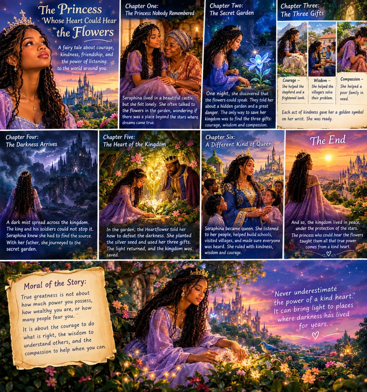 THE PRINCESS WHOSE HEART COULD HEAR THE FLOWERS
