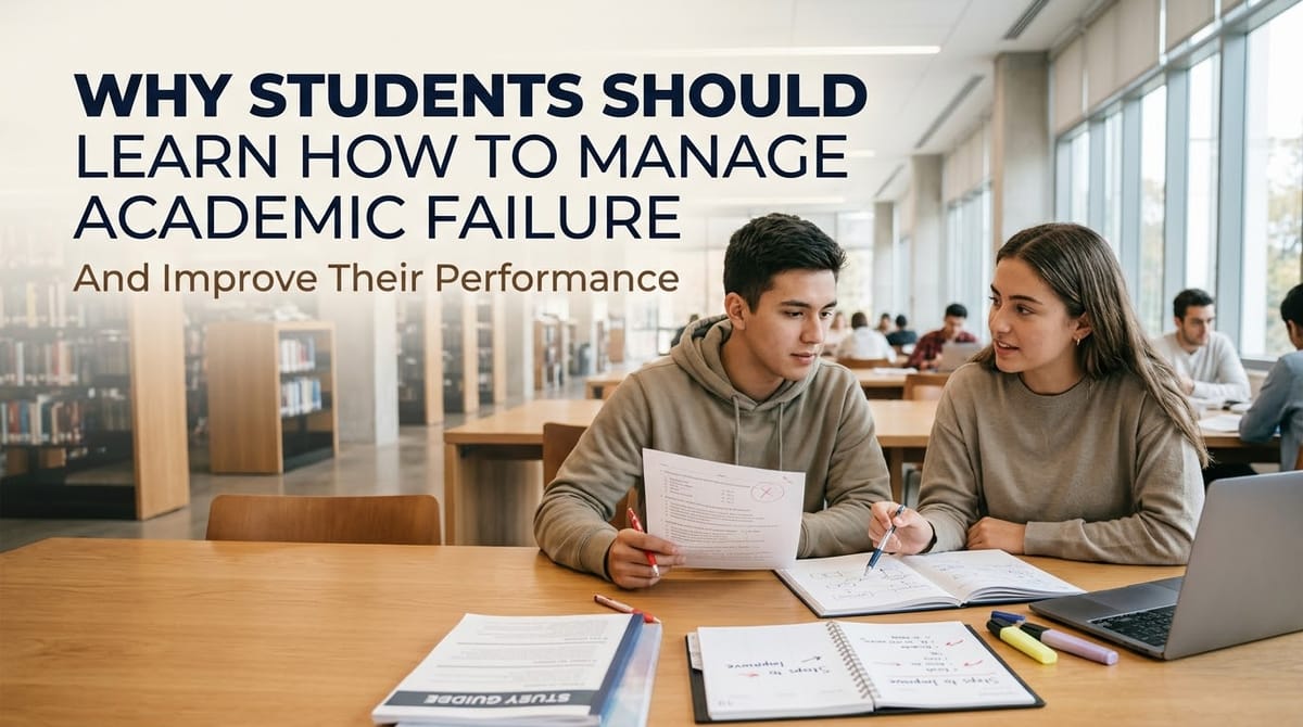 Why Students Should Learn How to Manage Academic Failure and Improve Their Performance