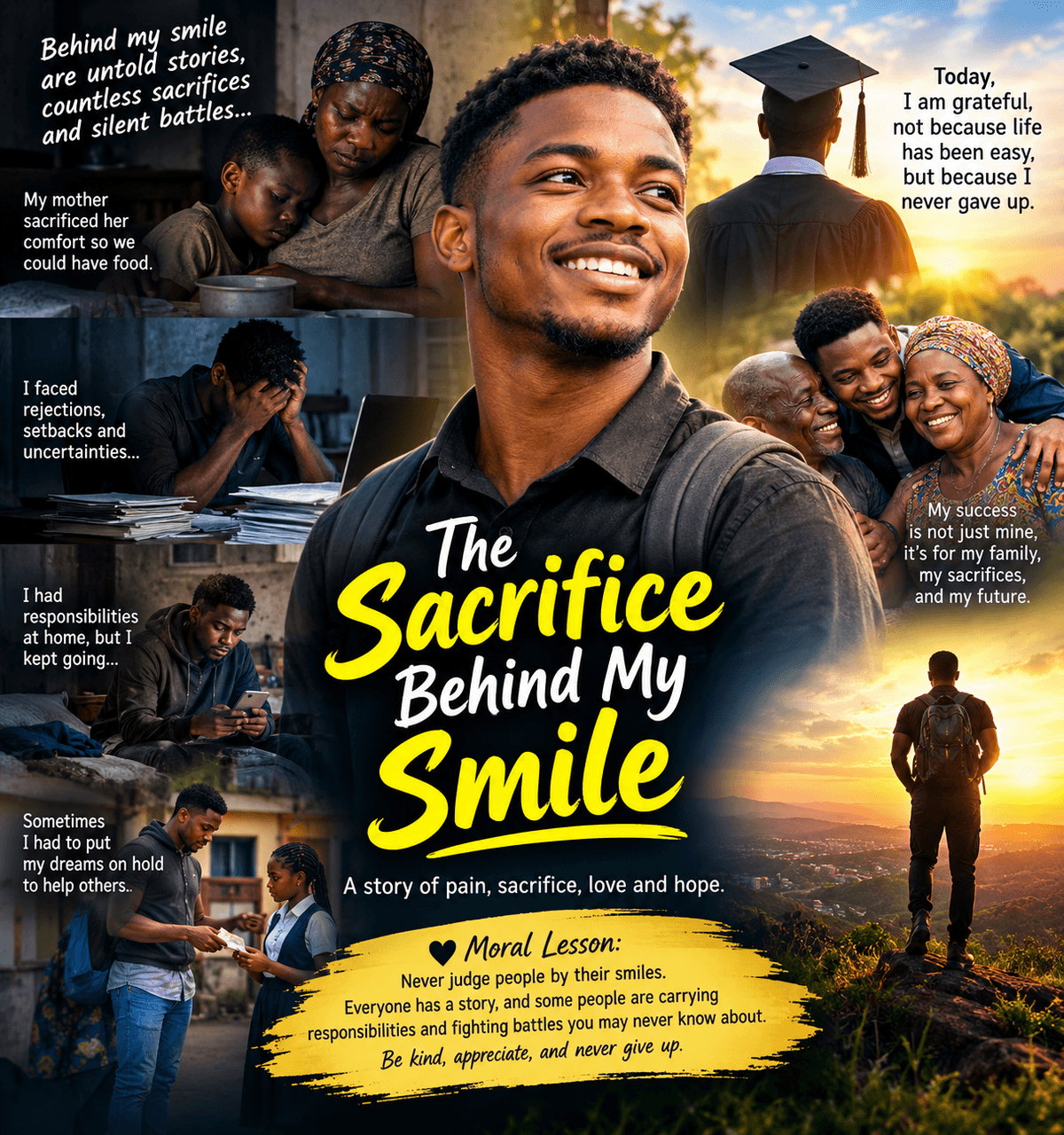 THE SACRIFICE BEHIND MY SMILE