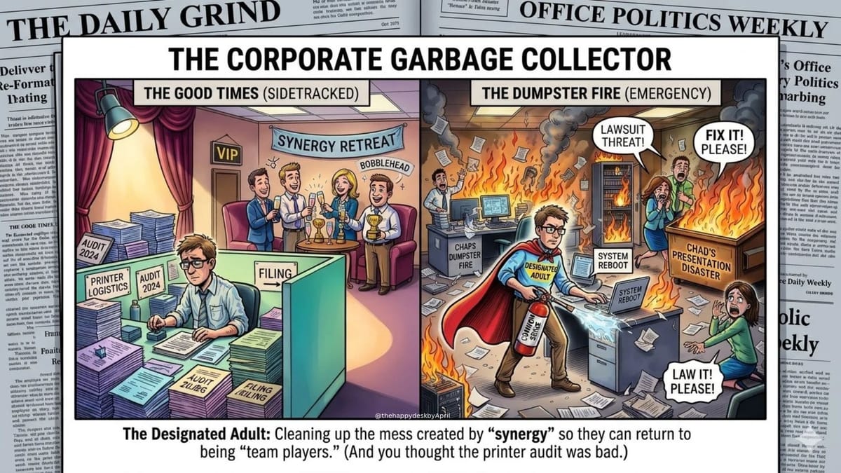 The Corporate Garbage Collector: A Tale of Integrity, Sidetracks, and Imminent Disasters