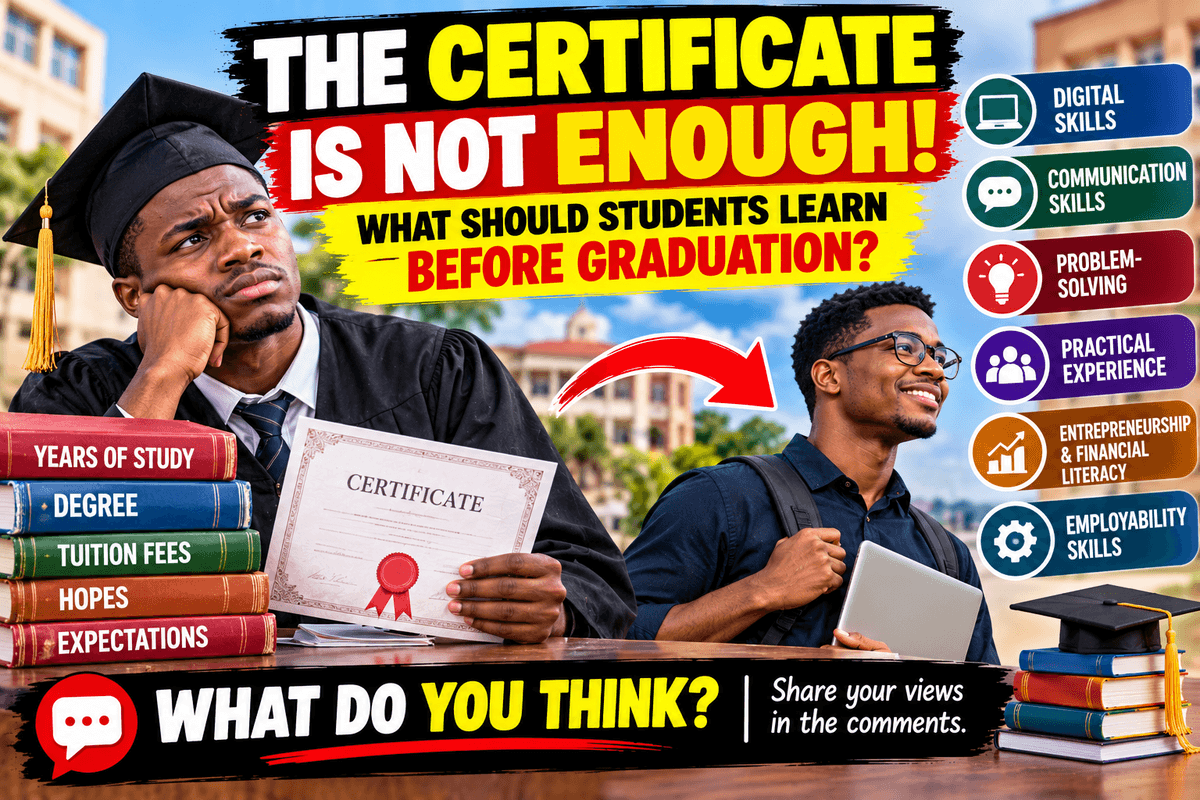The Certificate Is Not Enough: What Should Students Learn Before Graduation?